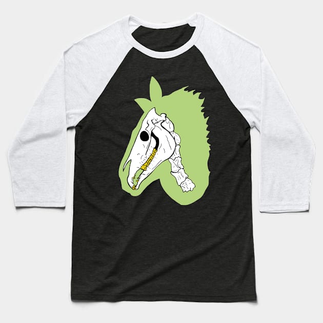 Phantasmal Horse Baseball T-Shirt by SNK Kreatures